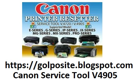 Canon V4905 Service Tool Download